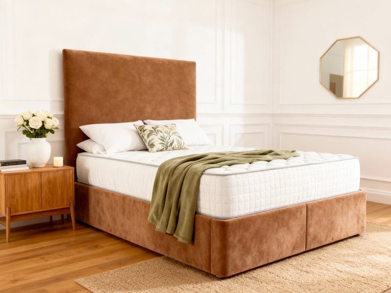 HavenLift Ottoman Divan Bed with 26 Inch Headboard