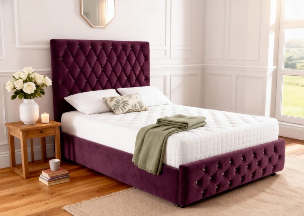 Milto ottoman divan purple