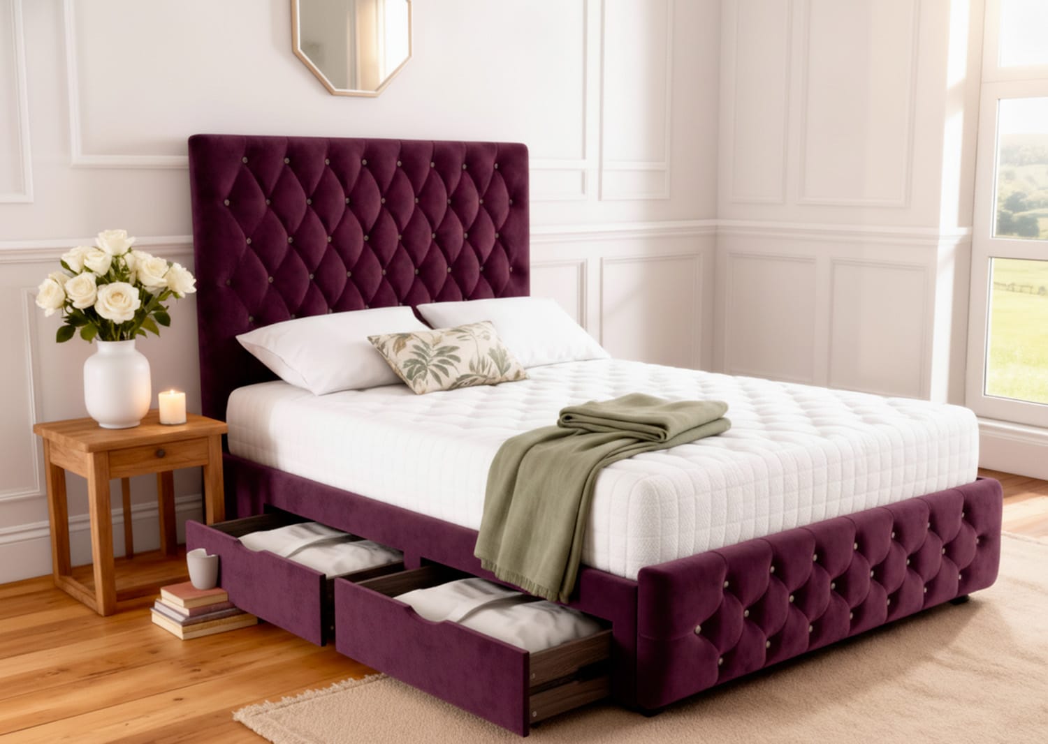 Milto-ottoman-divan-purple-open