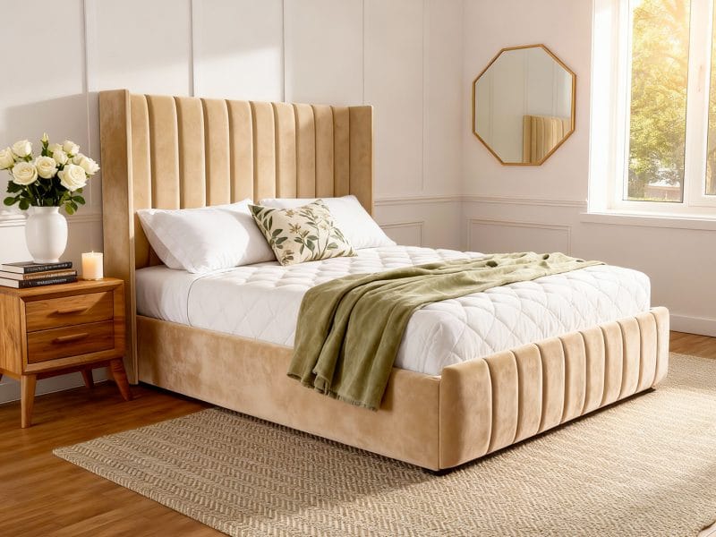 Ruby Ottoman Wingback Headboard Divan