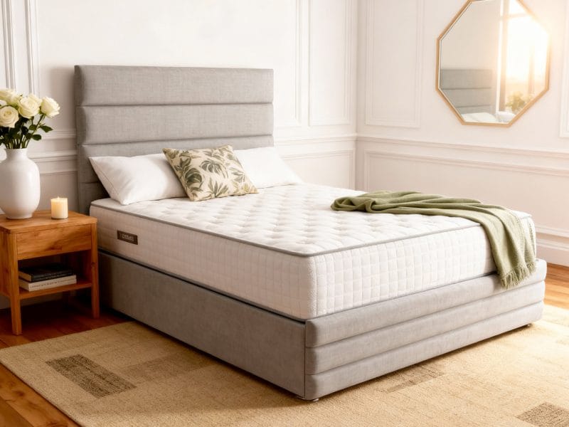 UrbanSpace Ottoman Bed with Hidden Storage