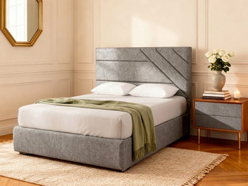 Aurea Upholstered ottoman bed