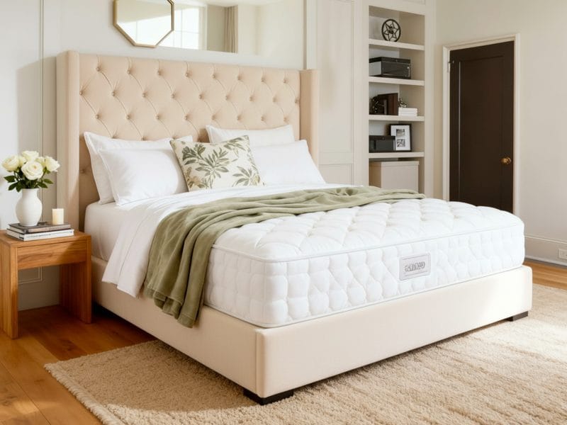 Butler Fabric Bed Frame with Optional Ottoman Storage