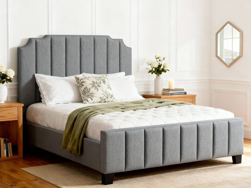 Cityscape Fabric Bed Frame