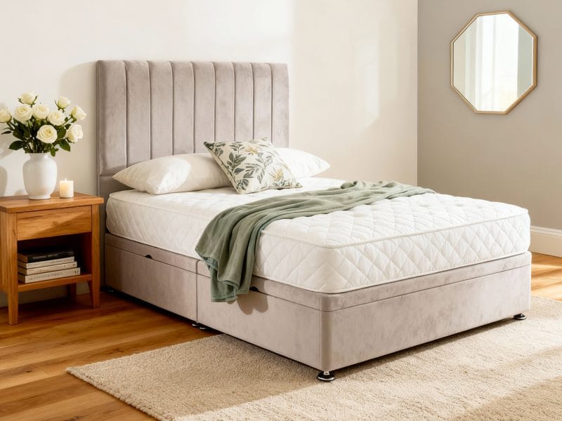 Costa Fabric Divan Ottoman Bed