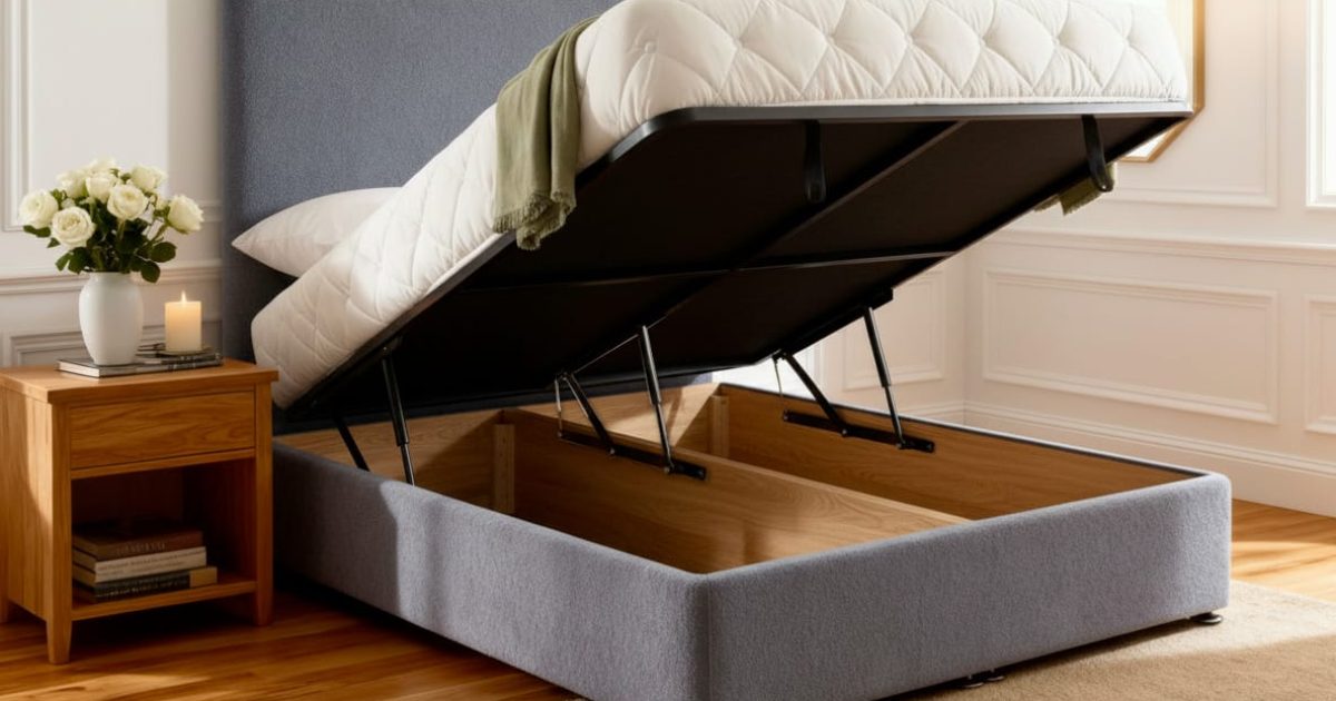 classic-fabric-ottoman-bed-open