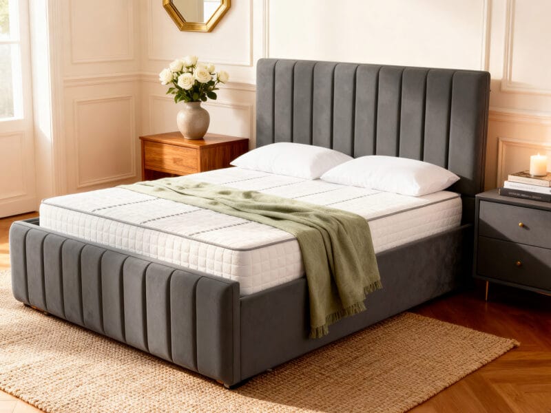 Clifton Rise Upholstered ottoman bed