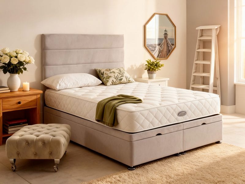 Horizon Fabric Divan Ottoman Bed