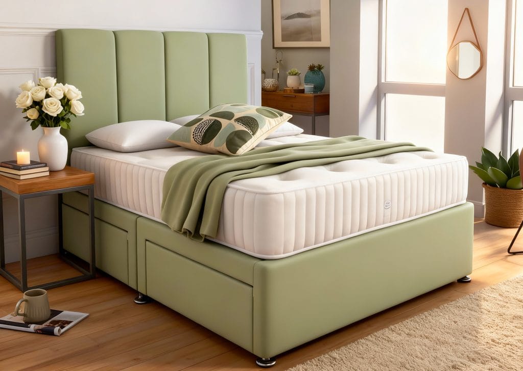 kalifa divan bed storage
