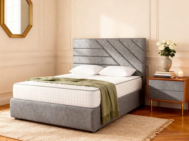 Aurea Upholstered ottoman bed