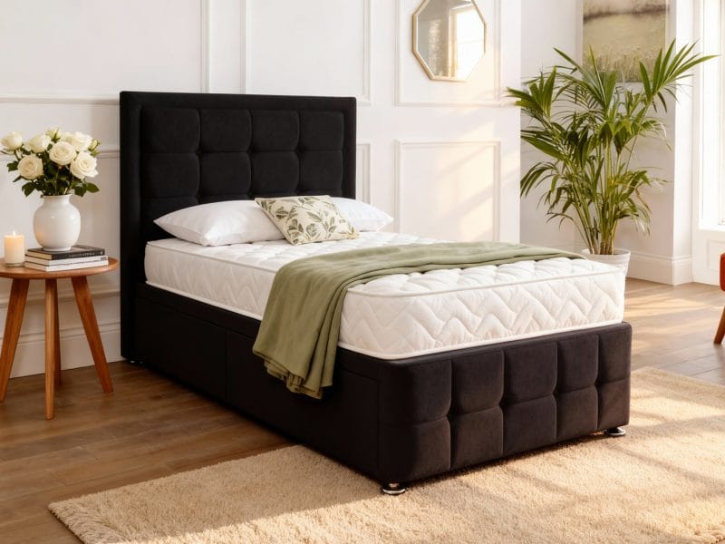 Nova Cube Kids Divan Bed with Optional Storage