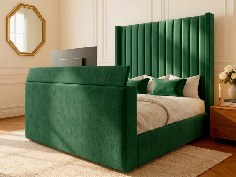 Ravello TV Bed with Optional Ottoman Storage