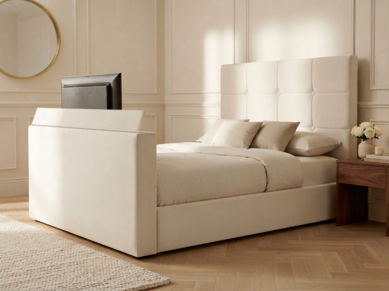 Windermere TV Bed with Optional Ottoman Storage
